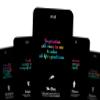 Completely Black Tarot Cards with Very Vibrant Affirmations - Major Arcana view 4