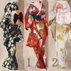 1/12 Scale Female Clothes, Japanese Kimono Bathrobe Dress Costume Clothing for 6inch PH TBL JO Action Figure Body (Red) view 2