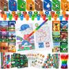 BenLouis 96Pcs Sports Party Favors Football Basketball Soccer Baseball Party Coloring Books Set Bulk for Kids Sports Themed Party Team Gift Goodie Bag Fillers School Classroom games Rewards view 1