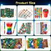BenLouis 96Pcs Sports Party Favors Football Basketball Soccer Baseball Party Coloring Books Set Bulk for Kids Sports Themed Party Team Gift Goodie Bag Fillers School Classroom games Rewards view 3