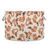 TecEr Raccoon-pattern Extra Large Laundry Basket Toy Storage Basket 20"X20"X13.9" blanket Baskets with Handles for Living Room Organizing Storage Bins view 1