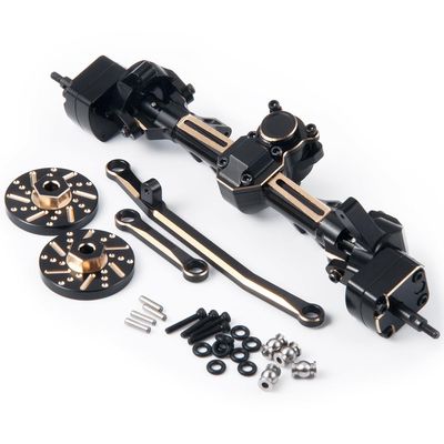 SCX24 Universal Front and Rear Axles Set with Counterweights for 1/24th RC Crawler Car (Front)