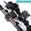 SCX24 Universal Front and Rear Axles Set with Counterweights for 1/24th RC Crawler Car (Front) view 2