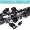 SCX24 Universal Front and Rear Axles Set with Counterweights for 1/24th RC Crawler Car (Front) view 4