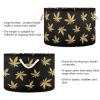 TecEr Golden-cannabiss-leaves-black-pattern Extra Large Laundry Basket Toy Storage Basket 20"X20"X13.9" blanket Baskets with Handles for Living Room Organizing Storage Bins view 3