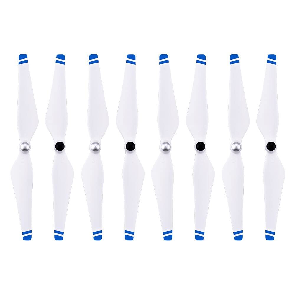 BayDe 8pcs 9450 Propeller for DJI Phantom 3 Advanced Standard Pro SE 2 Vision Drone Parts Props Blade Drone Replacement Parts (Color : Blue), BayDe1993