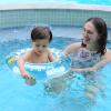 Baby Swim Ring Underarm Swim Seat Float Trainer with Backest for Toddler 6 Months to 3 Years (Deep Blue) view 2