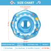 Baby Swim Ring Underarm Swim Seat Float Trainer with Backest for Toddler 6 Months to 3 Years (Deep Blue) view 3