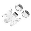 1 Set RC Stainless Steel Chassis Armor Skid Plate Axle Protector for Axial SCX10 PRO AXI03028 1/10 RC Car view 1