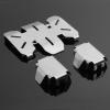 1 Set RC Stainless Steel Chassis Armor Skid Plate Axle Protector for Axial SCX10 PRO AXI03028 1/10 RC Car view 4