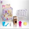 Goliath Tasty Tinies Bake Shop Vanilla Cake Mix Kit with Unicorn Tracks Sprinkles & Vanilla Frosting Mix | Bake & Decorate 2 Real Mini Cakes | Includes Mini Tools & Ingredients | Ages 6+ view 2
