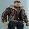 1/12 Scale Male Clothes,Male Fur Collar Coat Zipper Jacket Outfit Clothing for 6inch Action Figure Body (Brown) view 4