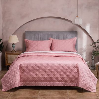 Blanket Bed Cover Quilted Quilt Bed Cover Three-Piece Thickened Quilted Quilted Bed Sheet Summer Cool Quilt (Color : D, Size : 230x245cm)