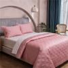 Blanket Bed Cover Quilted Quilt Bed Cover Three-Piece Thickened Quilted Quilted Bed Sheet Summer Cool Quilt (Color : D, Size : 230x245cm) view 2