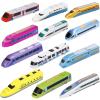 Crelloci Bullet Train Pull Back Toy High Speed City Train Modern Locomotives for Kids Toddle Boys - Bundle of 12 view 1