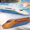 Crelloci Bullet Train Pull Back Toy High Speed City Train Modern Locomotives for Kids Toddle Boys - Bundle of 12 view 3