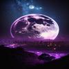 1000 Piece Adult Woodiness Puzzle, Purple City Planet, Puzzle Game Educational Gift, Room Decor view 1