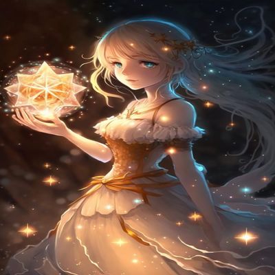 1000 Piece Adult Jigsaw Puzzle - Painted Glowing Ball Anime Girl Wooden Rounded Corner Color Jigsaw Puzzle for Beginners, Great Gift for Framing, Multi-Color Jigsaw Puzzle