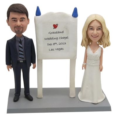 Custom Bobbleheads, Personalized Wedding Gifts For Couple, Wedding Anniversary Gift For Couple, Unique Valentine's Day Present (couple 4)