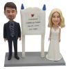 Custom Bobbleheads, Personalized Wedding Gifts For Couple, Wedding Anniversary Gift For Couple, Unique Valentine's Day Present (couple 4) view 1