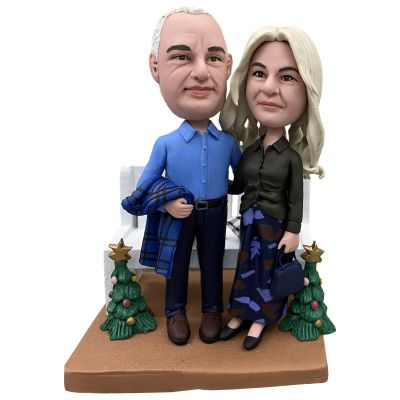Custom Bobbleheads, Personalized Wedding Gifts For Couple, Wedding Anniversary Gift For Couple, Unique Valentine's Day Present (couple 16)