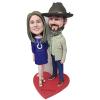 Custom Bobbleheads, Personalized Wedding Gifts For Couple, Wedding Anniversary Gift For Couple, Unique Valentine's Day Present (couple 10) view 1