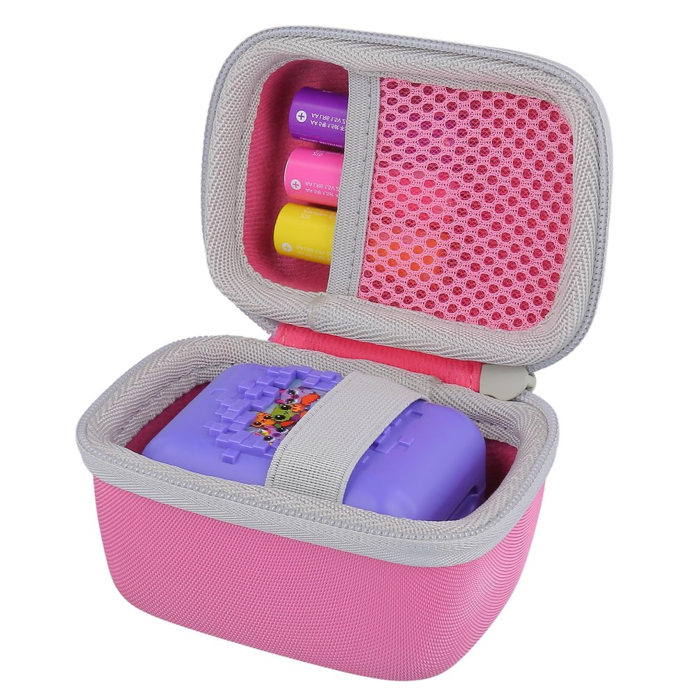 co2CREA Hard Case Compatible with Bitzee Interactive Toy Digital Pet and Case Protective Storage Holder for Bitzee Virtual Electronic Pets Accessories (Pink Case),(Case for Bitzee)