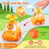 Cars Toys for 1 Year Old Boy Birthday Gift: Press and Go Toys Cars for Toddlers 1-3 Baby Toys 12-18 Months Toddler Toys Age 1-2 One Year Old Boy Toys First Birthday Gifts for 1-3 Year Old Boys Girls view 2