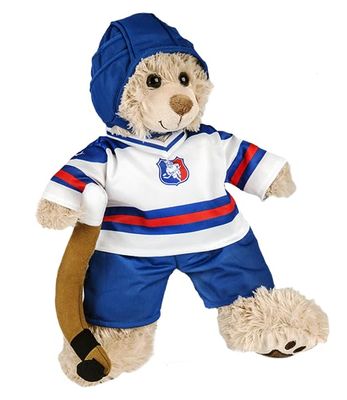 All-Stars Hockey Uniform for Stuffed Animal Teddy Bear - Fits Most 14"-18" Plush Soft Toys Sports Players Costume Plushie Buddy Bear - Playtime Ideal Gift for Kids