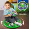Flooyes Dinosaur Sit and Spin Toys for Toddlers Boys 1 2 3 Years Old, Birthday Gift for Boys Age 2-4 with LED Lights and Music, 360 Spin view 2