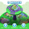 Flooyes Dinosaur Sit and Spin Toys for Toddlers Boys 1 2 3 Years Old, Birthday Gift for Boys Age 2-4 with LED Lights and Music, 360 Spin view 4