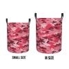 Foruidea Camouflage Laundry Basket,Laundry Hamper,Collapsible Storage Bin, Oxford Fabric Clothes Baskets,Nursery Hamper For Home,Office,Dorm,Gift Basket view 4