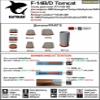 Katran 4858 1/48 F-14B/D Tomcat Exhaust Nozzles Engine F-110-GE-400 (Closed) for GWH view 2