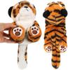Abaodam Stuffed Animal Slap Bracelet Kids Party Favors Jungle Theme Plush Wristband Adorable Animal Snap Bracelet for Boys and Girls view 3