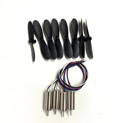 DAYUDDRICAR Drone Propeller Kit, for 4D V17 Drone Engine Motor with Propeller Blade Length 42mm Hole 1mm Kit Spare Part for 4D V17 Mini Drone Accessories (Color : 2set Blades kit)