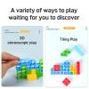 ALKISTA 96 Pcs Tetra Tower Balance Stacking Blocks Game, Board Games for 2 Players+ Family Games, Parties, Travel, Kids & Adults Team Building Blocks Toy view 4