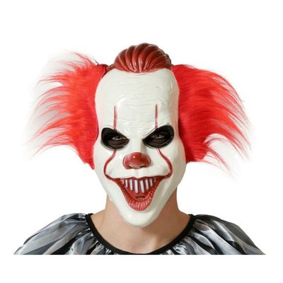 BigBuy Carnival Halloween Clown Mask