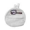 niannyyhouse 15cm 20cm Plush Doll Backpack 1/6BJD Cartoon Pattern Shoulder Bag Doll Dress Up Accessories (A-White) view 1