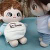 niannyyhouse 15cm 20cm Plush Doll Backpack 1/6BJD Cartoon Pattern Shoulder Bag Doll Dress Up Accessories (A-White) view 2