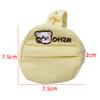 niannyyhouse 15cm 20cm Plush Doll Backpack 1/6BJD Cartoon Pattern Shoulder Bag Doll Dress Up Accessories (A-White) view 4