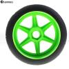 Chanmoo 1/8 RC On Road Tires and Hard Plastic Drift Wheels 17mm Hex Rally Racing Tyres for 1:8 Scale Touring Street Car Tamiya HPI WR8 HSP Hobao ARRMA Redcat Losi Kyosho VRX W10 4PCS (Green) view 3