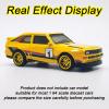 16 Set 1/64 Wheels and Tires Kit Simulation 1 64 Scale Wheels with Rubber Tires and Hub Suitable for Adding Collection Value to 1/64 Model Cars (Electroplated Gold) view 4