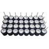 16 Set 1/64 Wheels and Tires Kit Simulation 1 64 Scale Wheels with Rubber Tires and Hub Suitable for Adding Collection Value to 1/64 Model Cars (White) view 1