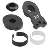 2Pcs Vgoohobby Aluminum RC 25T Servo Saver Adjustable Hi-Torque Servo Saver Compatible with Futaba Tamiya Servos 1/10 Traxxas TRX4 TRX6 SCX10 Capra RC Car (Black) view 4