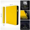 Vault X 12 XL Pocket Trading Card Zip Binder - 624 cards, Premium Exo-Tec Album Material, 26 Side-Loading Pages, Folder for Collectible Card Games, Sports, TCG (Yellow) view 2