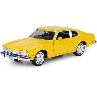 1974 Maverick Yellow Forgotten Classics 1/24 Diecast Model Car by Motormax 79042y