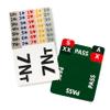 Baron Barclay Symmetrical Replacement Bidding Cards for Bridge Boxes - Set of 4 - Refills for Bidding Devices view 3