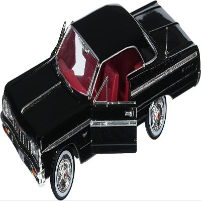 1964 Chevy Impala Black with Red Interior 1/24 Diecast Model Car by Motormax 73259bk