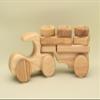 Free Shipping Natural Wooden Car - Constructor Classic with Trailer, BT25 : Eco-Friendly Gift with Montessori and Waldorf Educational Influence Lotes Toys Baby Gift view 1
