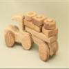 Free Shipping Natural Wooden Car - Constructor Classic with Trailer, BT25 : Eco-Friendly Gift with Montessori and Waldorf Educational Influence Lotes Toys Baby Gift view 3